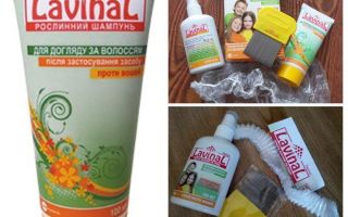 Shampoo and spray lavinal against lice and nits