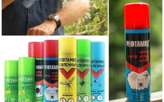 Spray Reftamid against mosquitoes