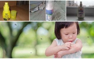 Effective means of mosquitoes for children from 1 year