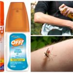 Spray and Spray Off mosquito