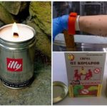 Mosquito candles for street and home